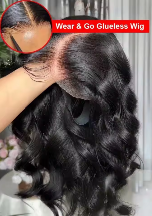 Ready to Wear Glueless Wigs Body Wave Human Hair Wigs 13x4 HD Lace Frontal Wig