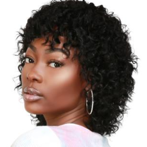 Unprocessed Natural Brazilian  Human Hair Wig- Queen