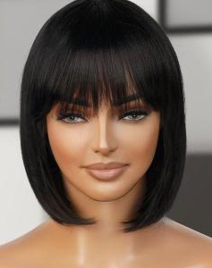 Straight Bob with Bang Wig -Amy